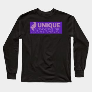 Bär - Unique Cycle Einrad Artist Zirkus Design Long Sleeve T-Shirt